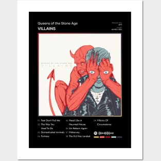 Queens of the Stone Age - Villains Tracklist Album Posters and Art